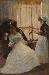 Everyday scene, created when the artist's stay in Paris by Eliseu Visconti