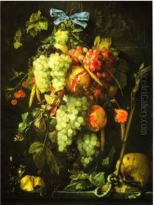 A Vanitas Fruit-piece by Jan Davidsz. De Heem