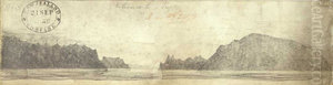 Off Point Jackson, Cook's Straits. 1848. Off Point Jackson, Cook's Straits. 1848.