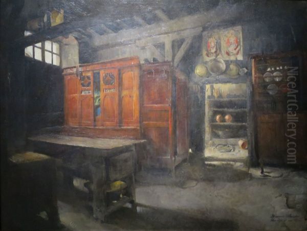 Interior from Rochefort-en-Terre, Brittany - view 1