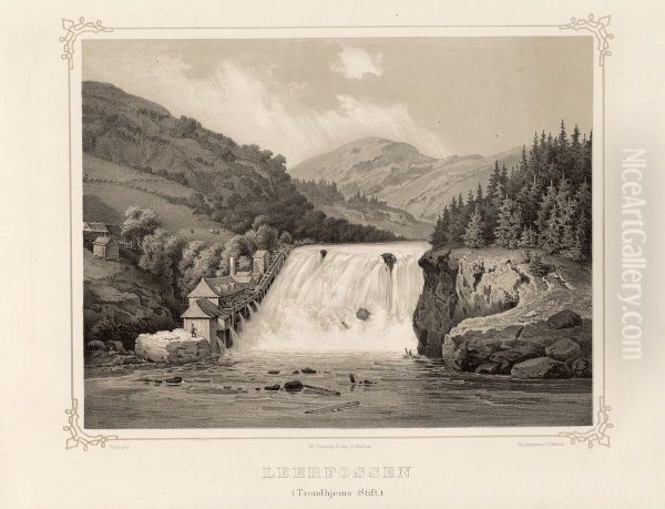 Leerfossen (Trondhjems Stift.) - view 1