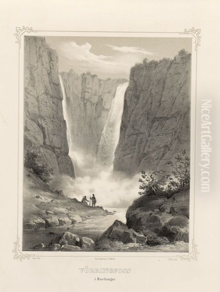 Vorringfoss i Hardanger. - view 1