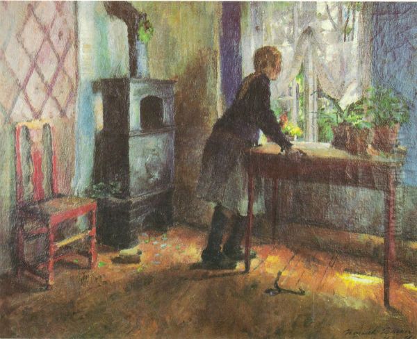 Girl by the window - view 1