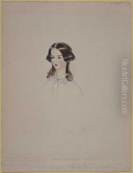 A.C. aged 15. Sarah (Abbie) Cooper, aged 15, of Wellington. 1849 - view 1