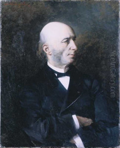 Portrait of Thomas Johannessen Heftye by Asta Norregaard