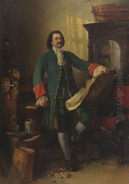 Peter the Great in His Studio - view 1