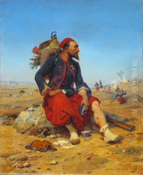 Wounded zouave - view 1
