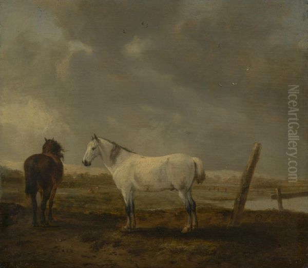 Horses in the Pasture - view 1