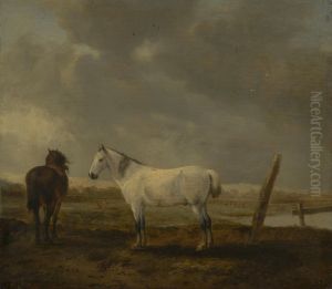 Horses in the Pasture by Pieter Wouwerman