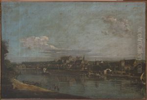 View of Pirna by Bernardo Bellotto