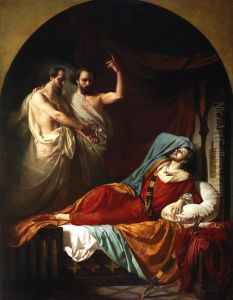 Ultimos momentos de Fernando IV el Emplazado by Jose Casado del Alisal