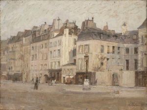 Quai des Celestins by Charles-Marie Dulac