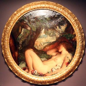 Nymphe dormant by Charles Haslewood Shannon