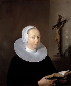 Portret van Berber Ruertsdr van Juckema (1610-1667)