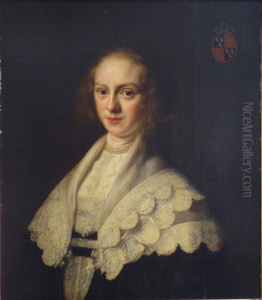 Portrait of Anna van Waesdorp, wife of Dirck Diert - view 1