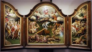 Triptych of the Last Judgement and the Triumph of Death by Hermann Tom Ring