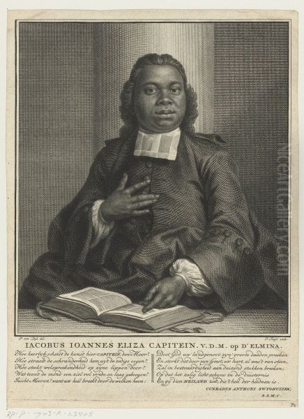 Portrait of Jacobus Eliza Joannes Capitein (1717-1747), minister in d'Elmina - view 1