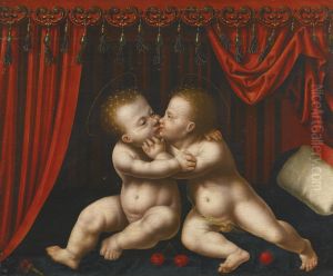 Christus en Johannes de Doper als kinderen