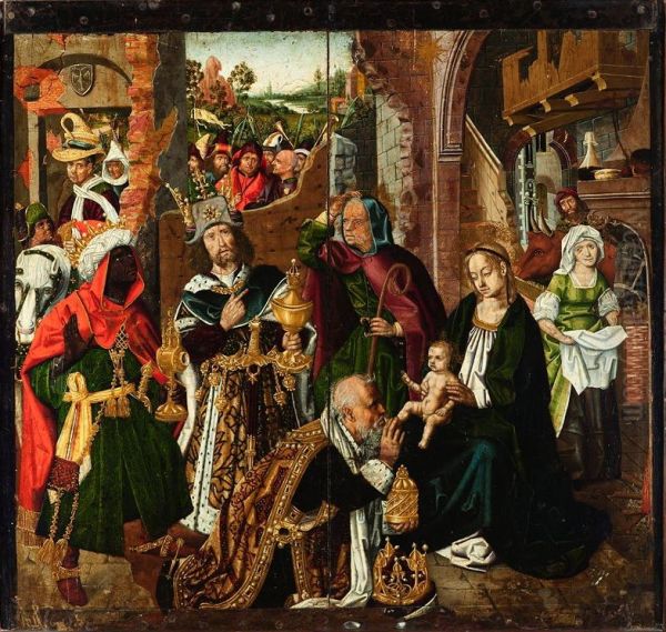 Epifania, per Bartolome Bermejo, ca. 1490 (Granada, Capilla Real) - view 1