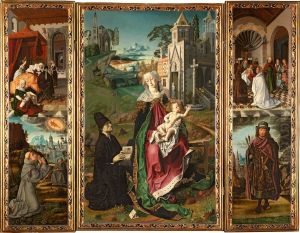 Retable of the Virgin of Montserrat by Bartolome Bermejo