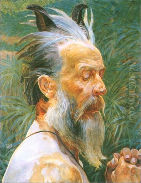 The head of a faun - view 1