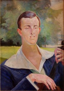 Portret mezczyzny z wiolonczela