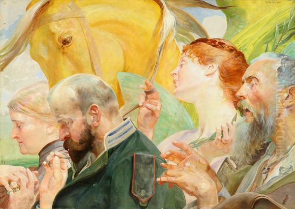 Art. (Triptych Law, Country, Art). - view 1
