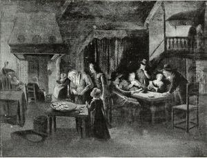 Tavern Scene by Candlelight by Jan Steen