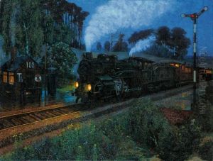 Speeding express train