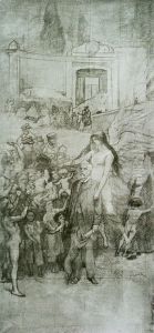 Pereira Passos - Cartao para o painel direito do triptico "Deveres da Cidade" do Palacio Pedro Ernesto - Rio de Janeiro by Eliseu Visconti