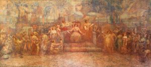 Deveres da Cidade (Painel central do Triptico) by Eliseu Visconti