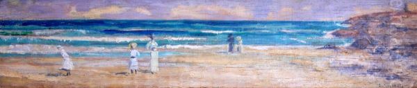 Praia com figuras - view 1