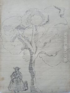 Arvore com figuras by Eliseu Visconti