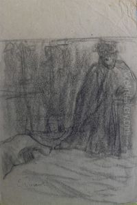 Esboco para o triptico "Lar" by Eliseu Visconti