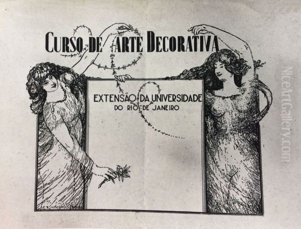 Cartaz do "Curso de Arte Decorativa" de Visconti - view 1