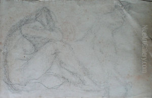 Nus femininos - verso da obra D498 Nus femininos - verso da obra D498