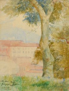 Paisagem no Centro do Rio de Janeiro by Eliseu Visconti