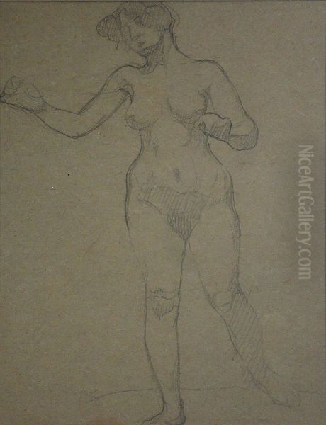 Nu feminino de pe - view 1