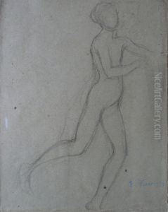 Nu feminino em movimento by Eliseu Visconti