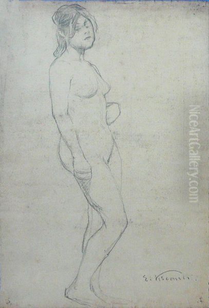 Nu feminino de perfil - view 1