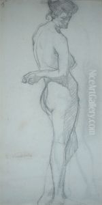 Modelo feminino by Eliseu Visconti