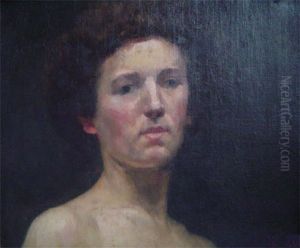 Rosto de mulher by Eliseu Visconti