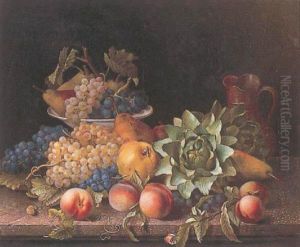 Still-life With Flowers And Artichoke