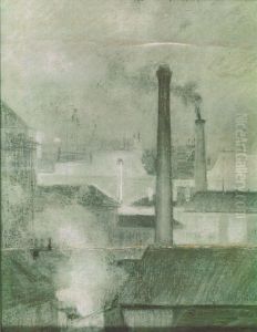Telhados de Paris - Paisagem com chamine Telhados de Paris - Paisagem com chamine