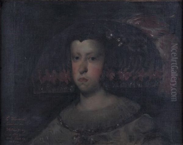Mariana D'Austria - Copia de Velasquez - view 1