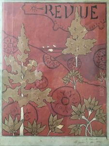 Folhagem - Estudo para a capa da Revue by Eliseu Visconti