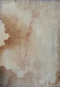 Nu feminino - verso da obra D478 Nu feminino - verso da obra D478
