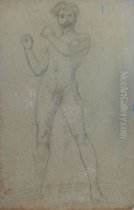 Nu masculino de punhos cerrados by Eliseu Visconti