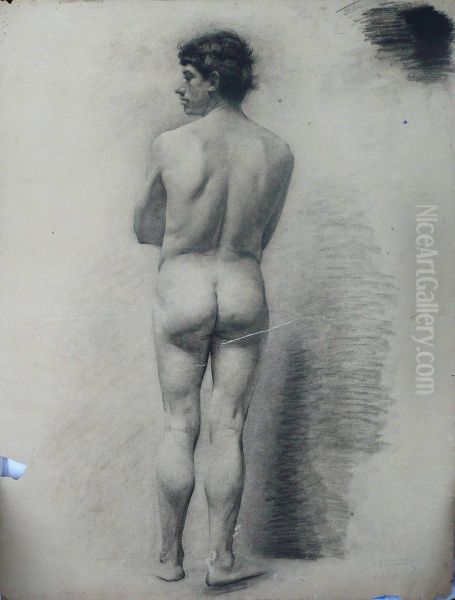 Nu masculino de costas - view 1