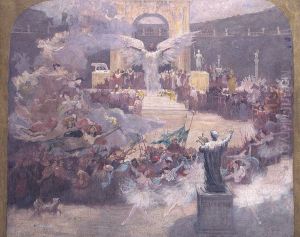 A influencia das Artes sobre a Civilizacao - Estudo para o pano de boca do Theatro Municipal do Rio de Janeiro A influencia das Artes sobre a Civilizacao - Estudo para o pano de boca do Theatro Municipal do Rio de Janeiro